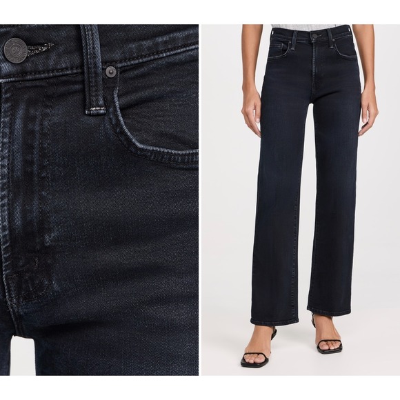 Mother The Rambler Ankle Don't Mind Me High Rise Stretch Distressed Jeans Sz 28 - Picture 4 of 16